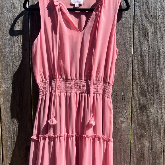 Pink Floor-length Dress - Picture 3 of 4